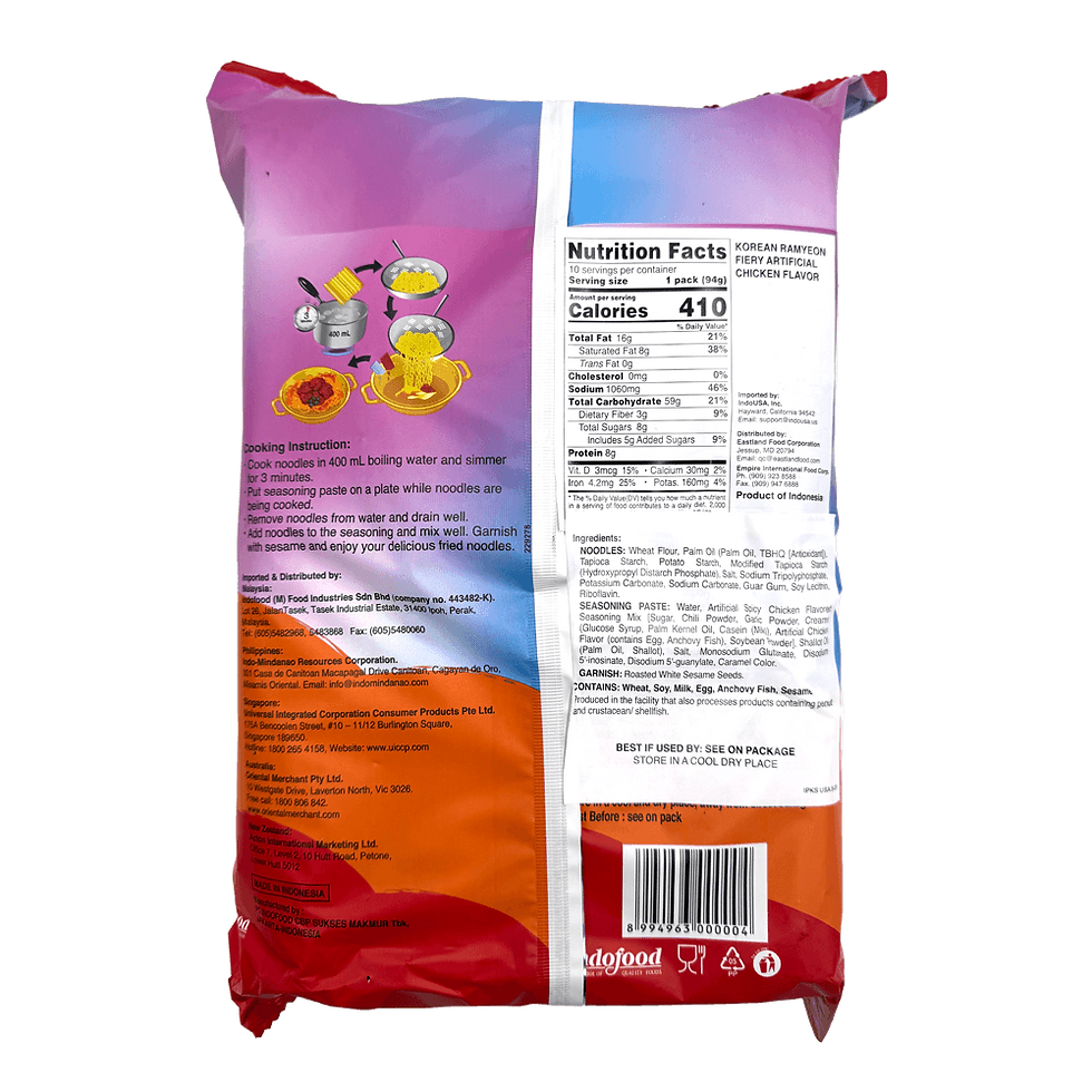 Thumbnail: Indomie Korean Ramyeon (Fiery Chicken Flavor) 3.31 oz (94g)