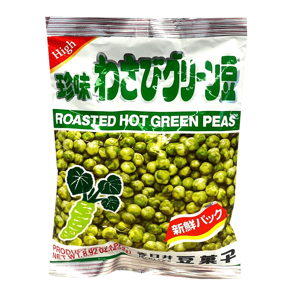 Kasugai Roasted Hot Green Peas – 8.92 oz (253 g)