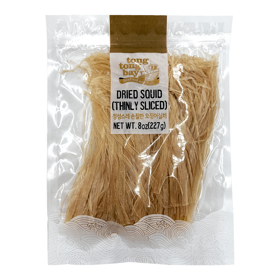Tong Tong Bay Thin Sliced Dried Squid – 8 oz (226 g, Refrigerated)