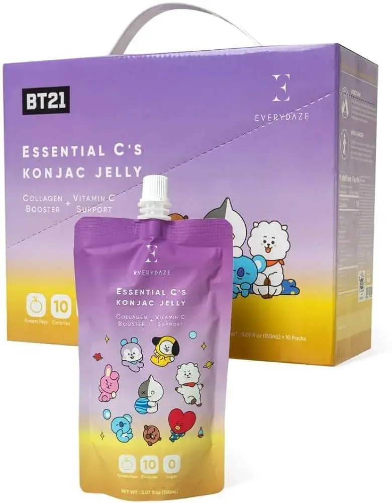 Everydays Essential C Konjac Jelly Korean Pear Flavor 10 PK 50.70 fl oz (1500ml)