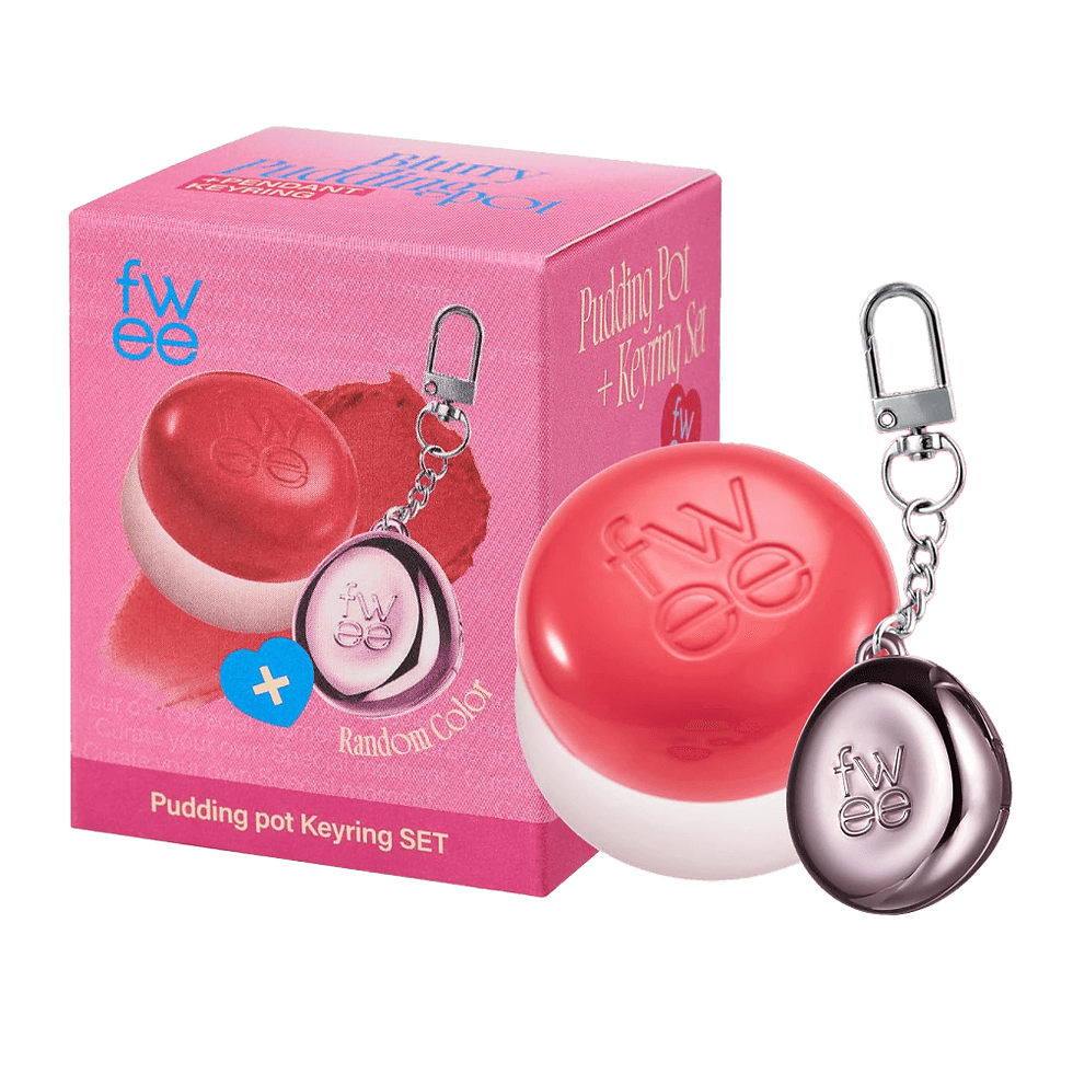 FWEE CR04 Seventeen Keyring Lip & Cheek Blurry Pudding Pot – 0.17 oz (5 g)