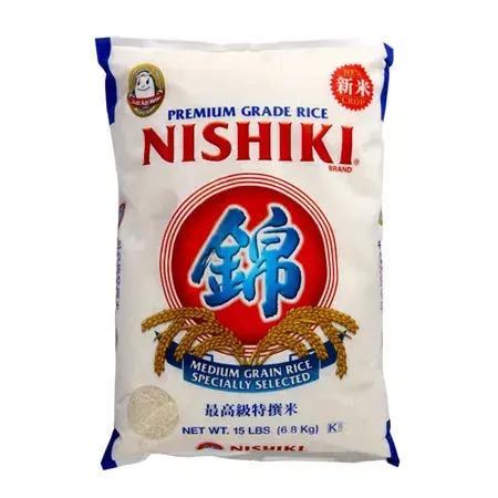 Nishiki Premium Grade Rice – 15 lb (6.8 kg)