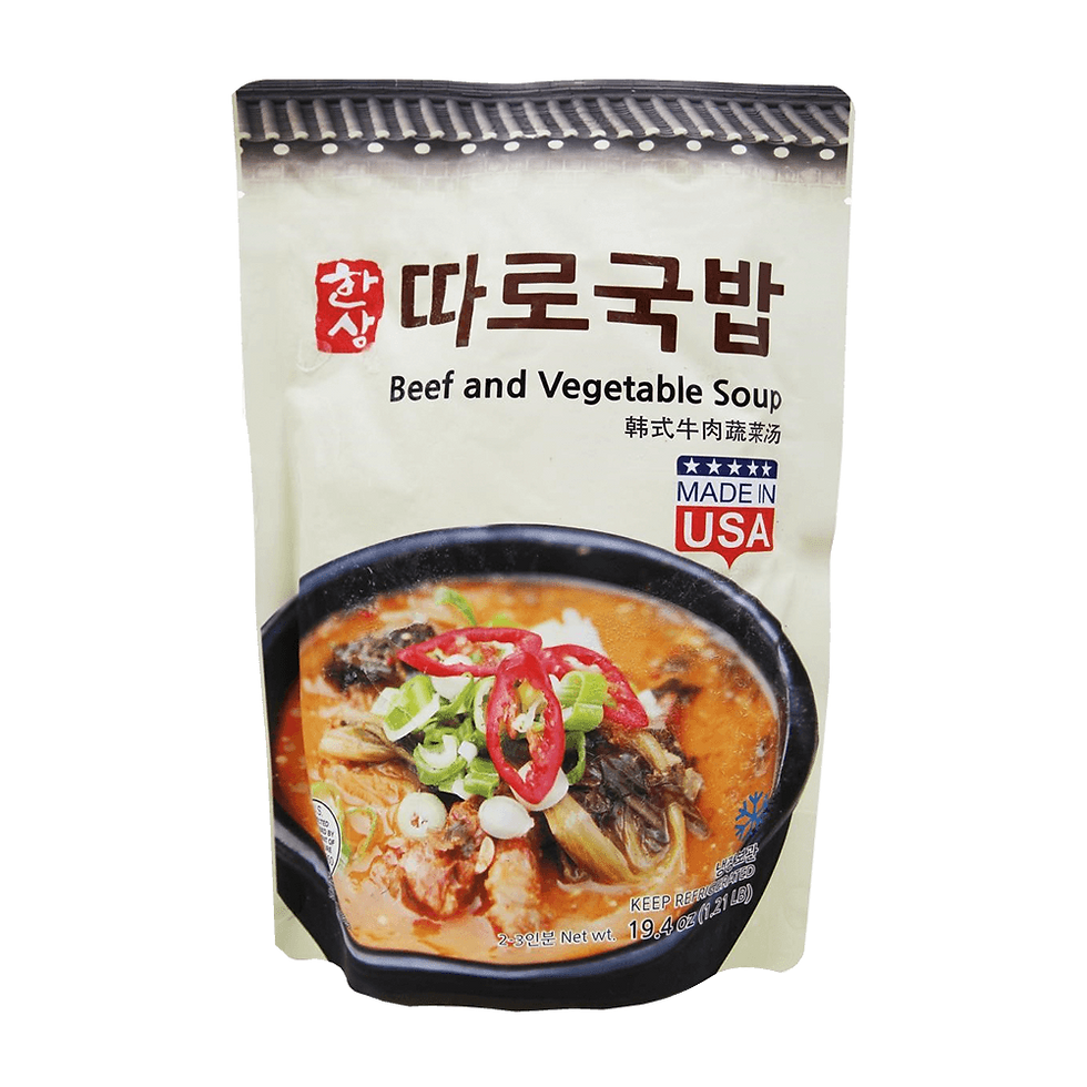 Hansang Beef & Vegetable Soup – 1.21 lb (549 g)