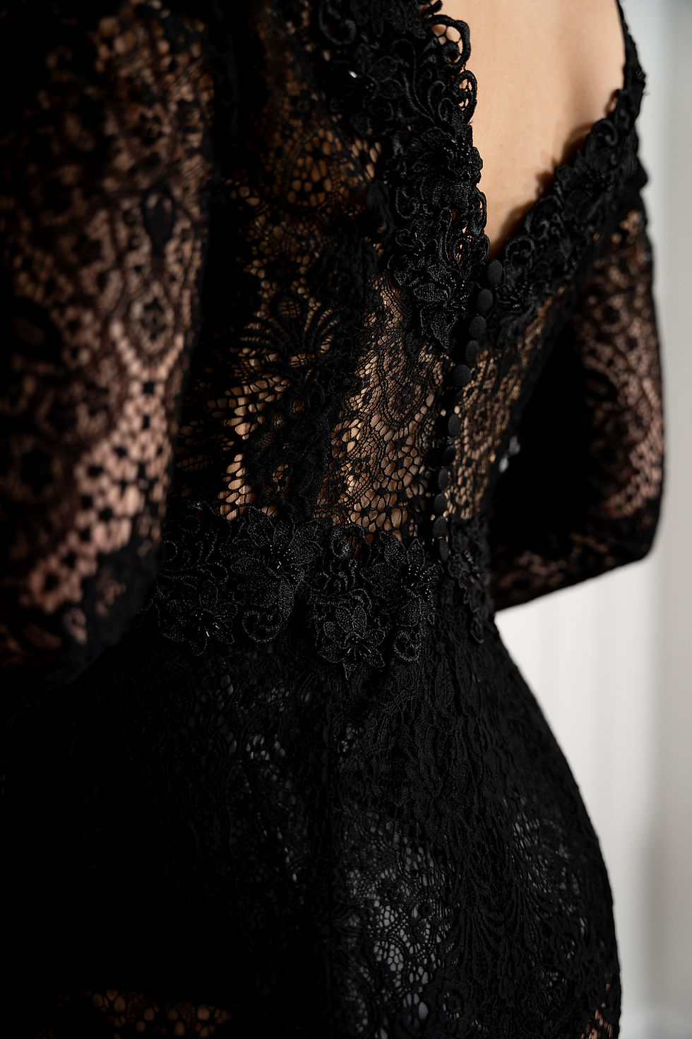 Miniaturbild: Gala/Weddingdress - Lace elegant - "Dark Diva”
