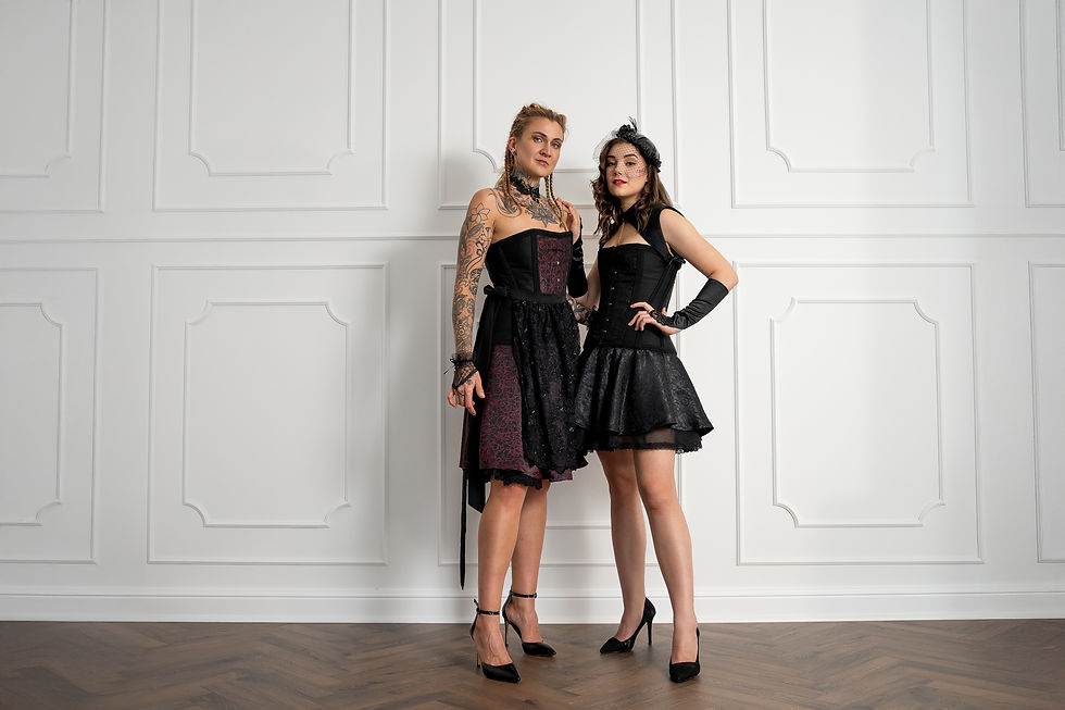 Miniaturbild: Rock lang - "Jacquard de luxe"