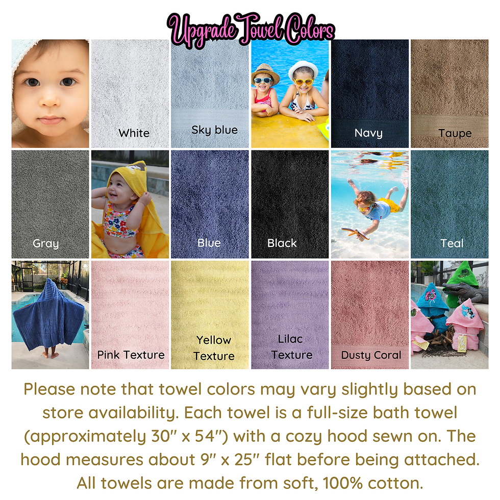 Thumbnail: Little Shark Hooded Towel
