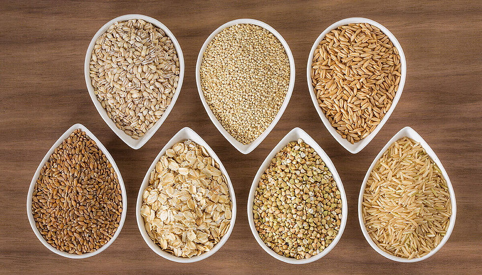 Types of whole grains