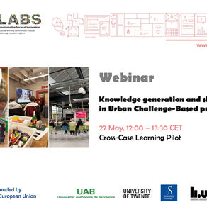 Insights from the ULALABS Webinar on Knowledge Generation and Sharing in Urban Challenge-Based Processes