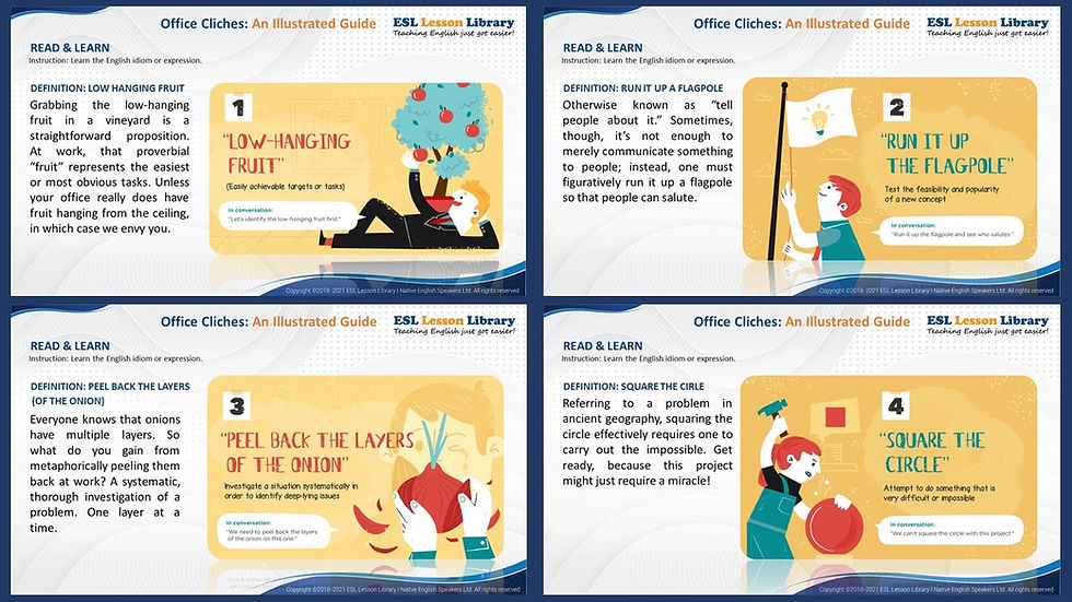 Thumbnail: BUSINESS ENGLISH - 10 OFFICE CLICHES