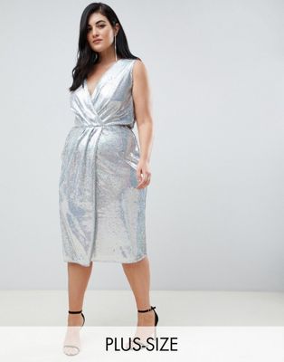 silver cocktail dresses plus size