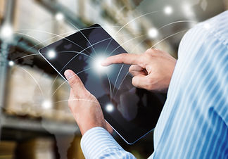 Concept of fast or instant shipping, Onl