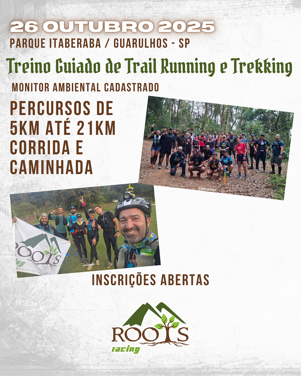 Treino Guiado de Trail Running e Trekking