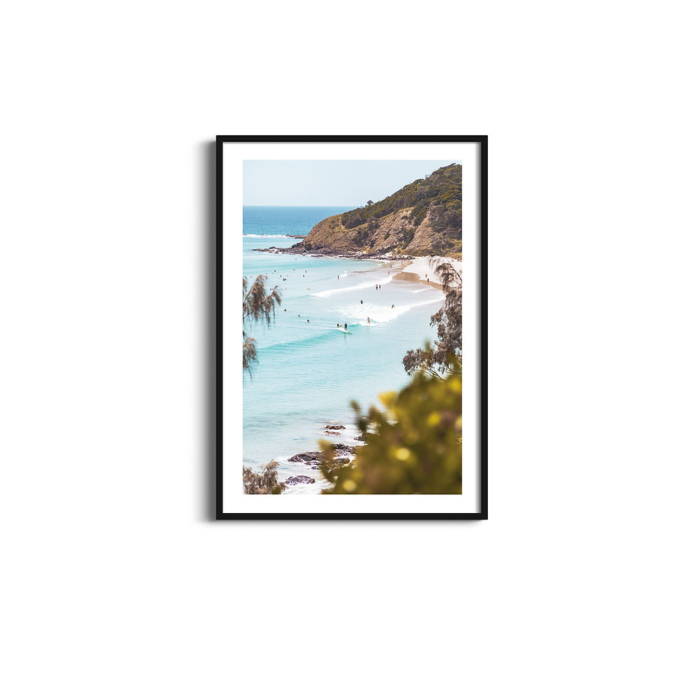 Framed Byron Bay Wall Decor
