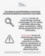 Helpful versus unhelpful food allergy anxiety social media post image