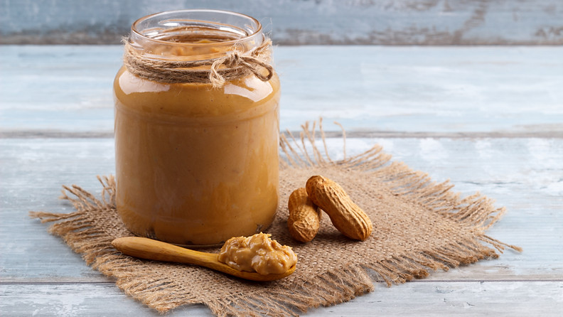 Jar of peanut butter