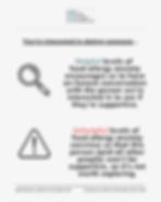 Helpful versus unhelpful food allergy anxiety social media post image