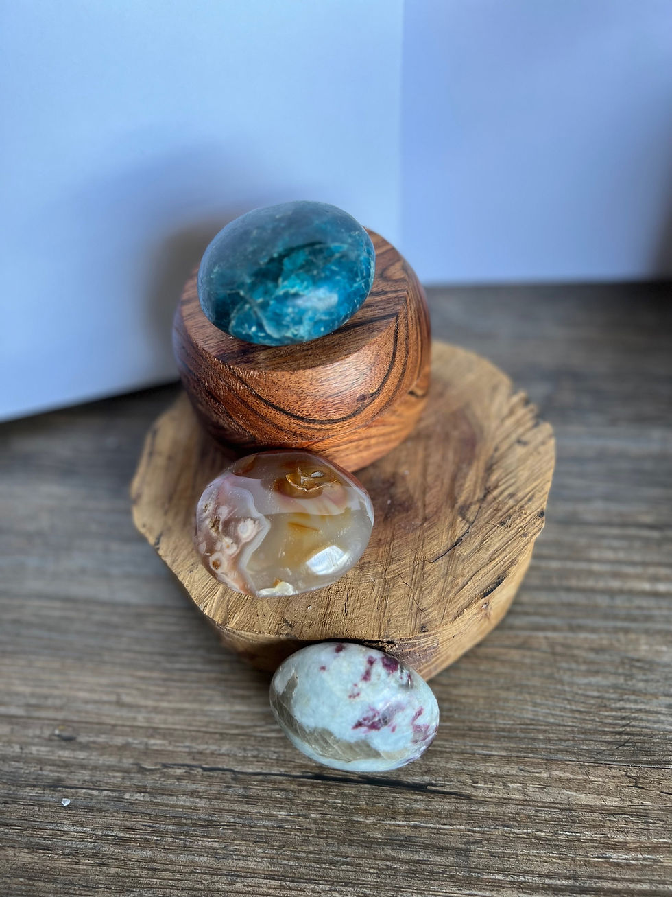 Thumbnail: Apatite Palm Stone