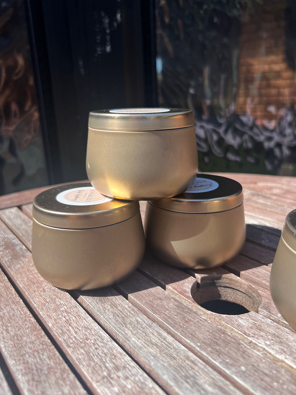 Thumbnail: Jane & Lily Candles Gold Tin
