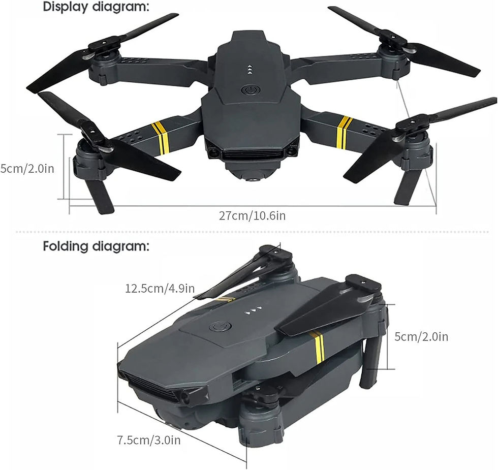 Thumbnail: 4K HD Dual Camera RC FPV WiFi Portable Wide Angle Foldable Quadcopter Drone