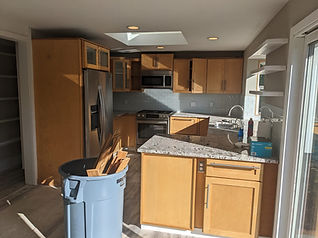 picture of a kitchen remodel in progress
