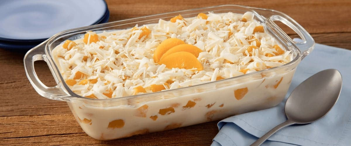 Pavê de Pêssego Veg