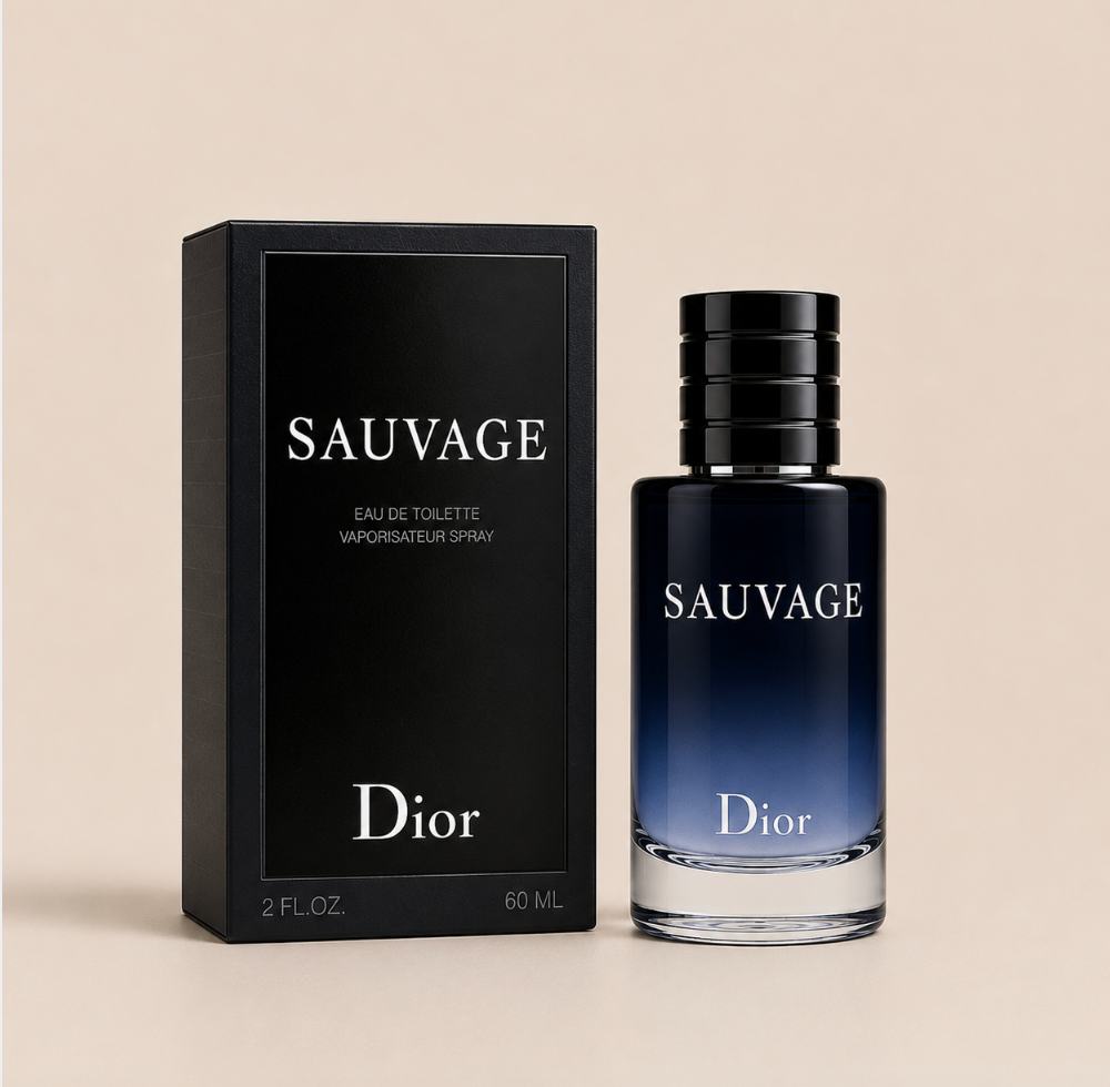 Dior Sauvage Eau de Toilette 2 oz bottle and box
