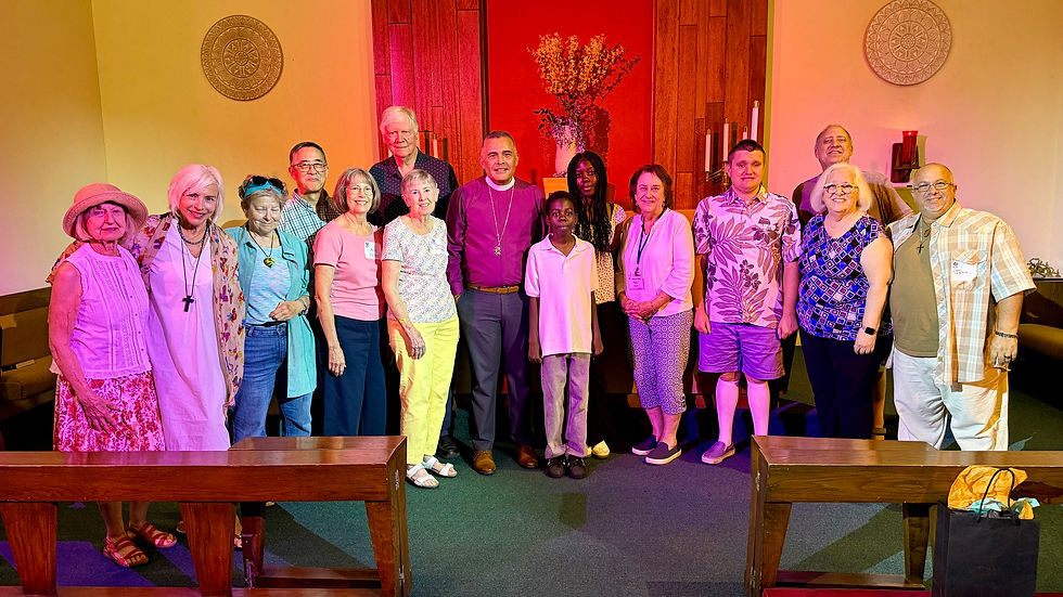 Bishop Antonio at St. Martins