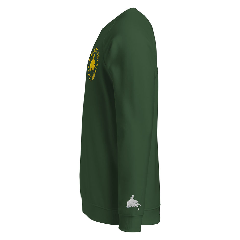 Thumbnail: Unisex organic raglan sweatshirt
