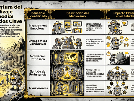 Transmedia en el diseño de experiencias de aprendizaje