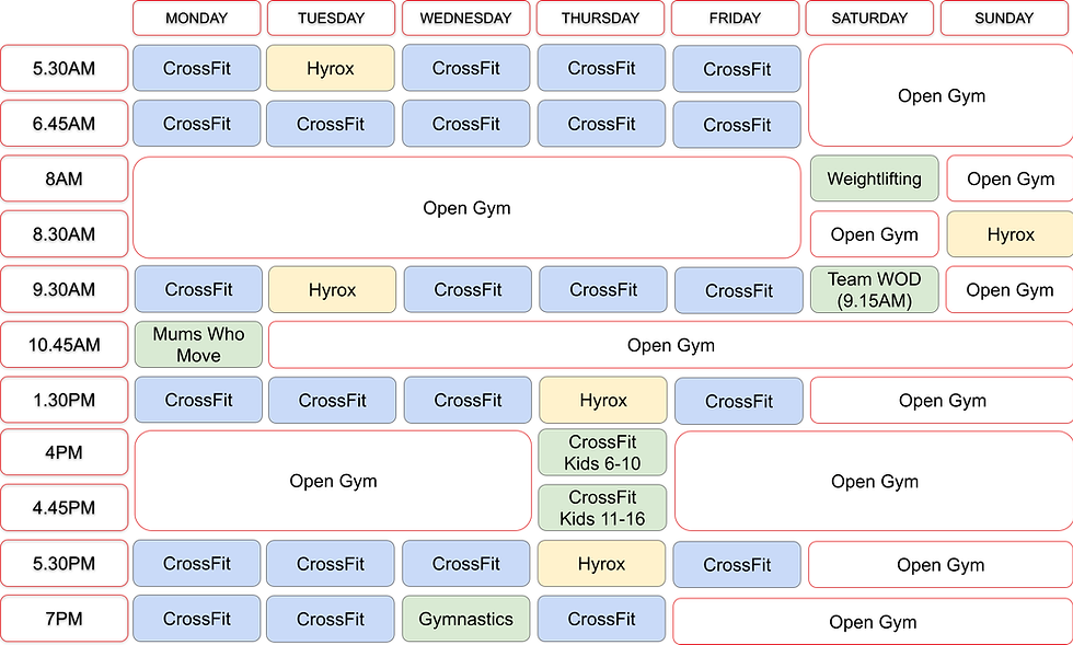 Oxhouse timetable