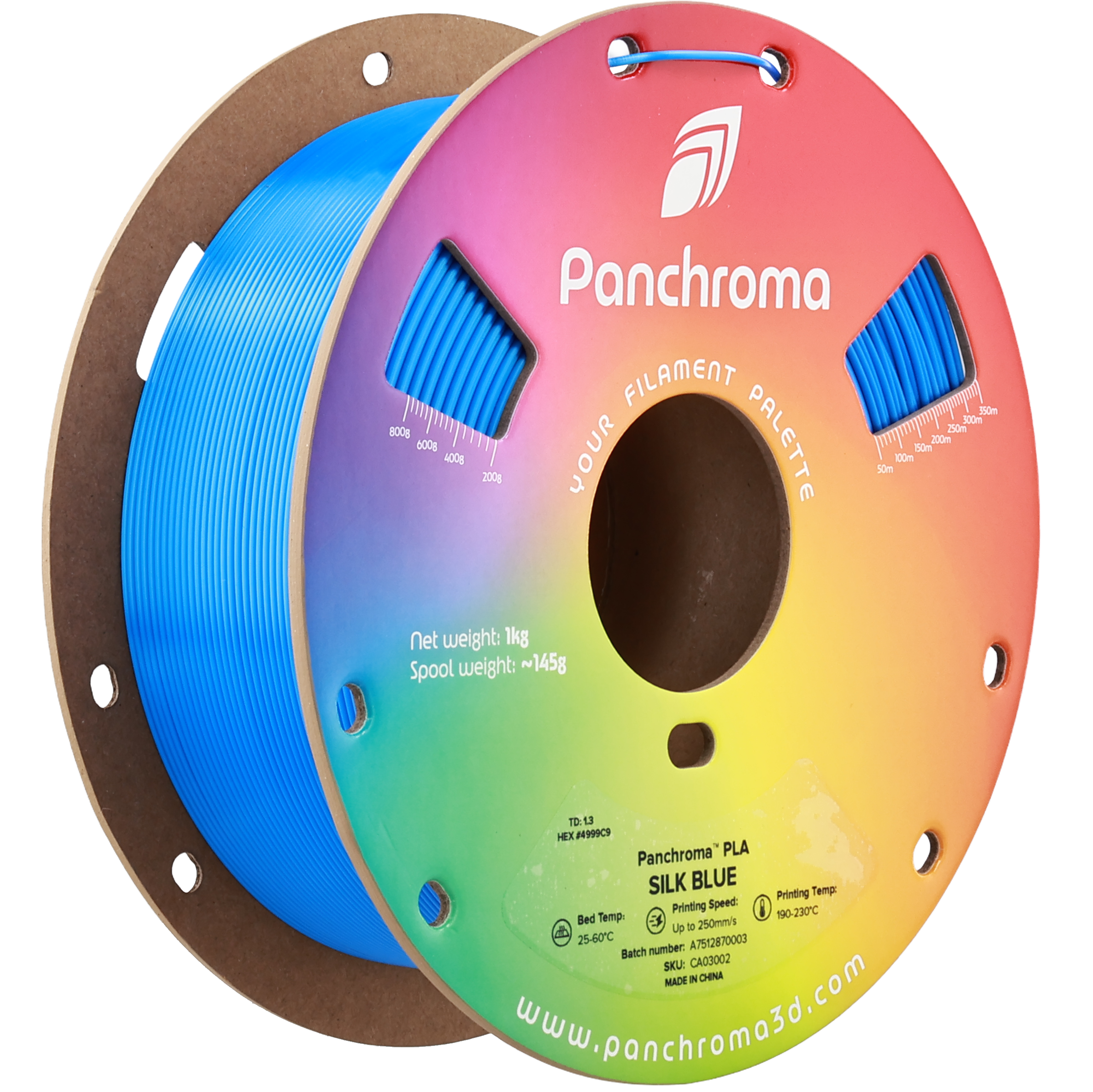 Panchroma™ Silk PLA (Anteriormente PolyLite™ Silk)