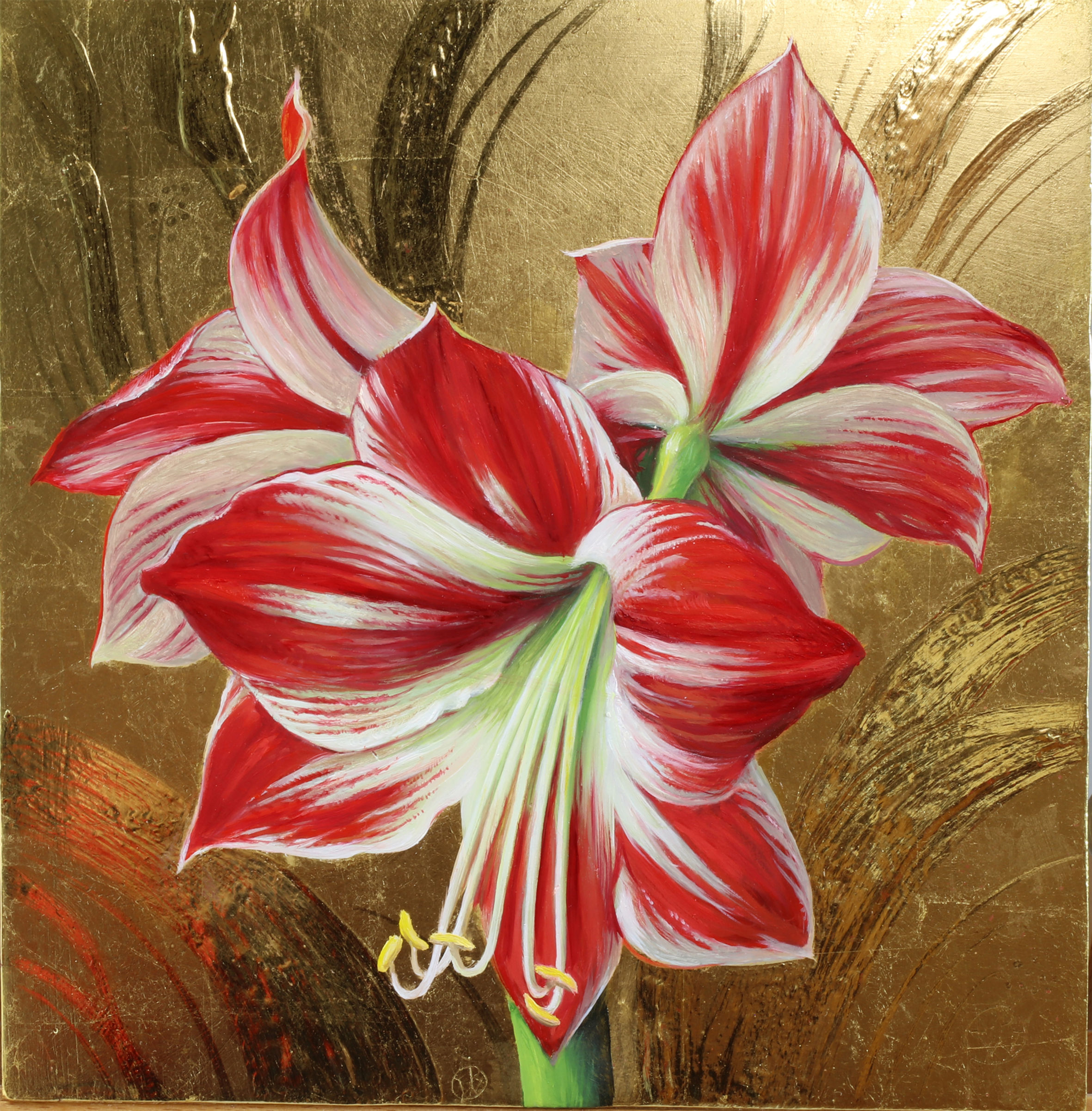 PIETER WAGEMANS | Amaryllis and Gold