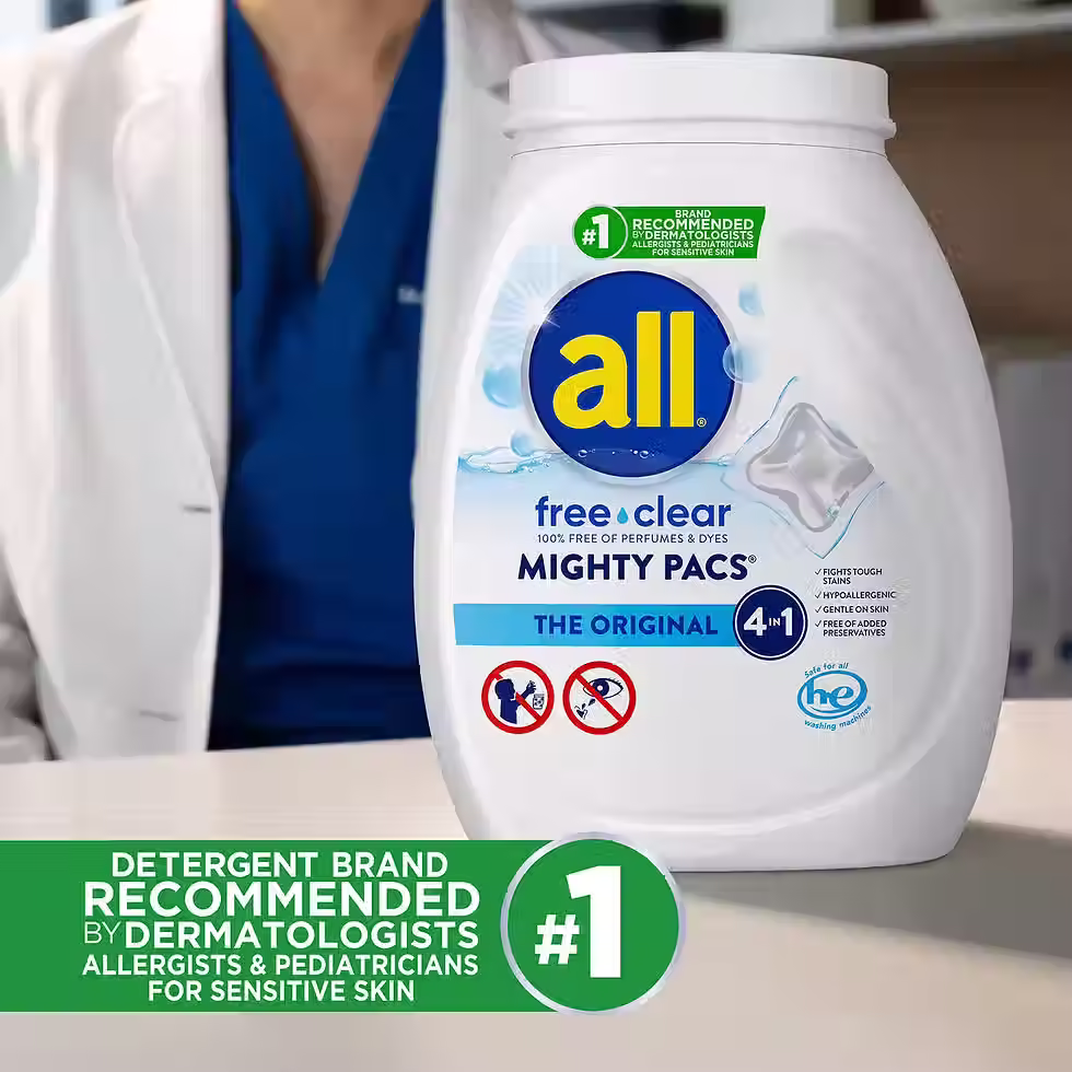 Thumbnail: all free clear MIGHTY PACS Laundry Detergent Pacs, The Original, 120 ct.