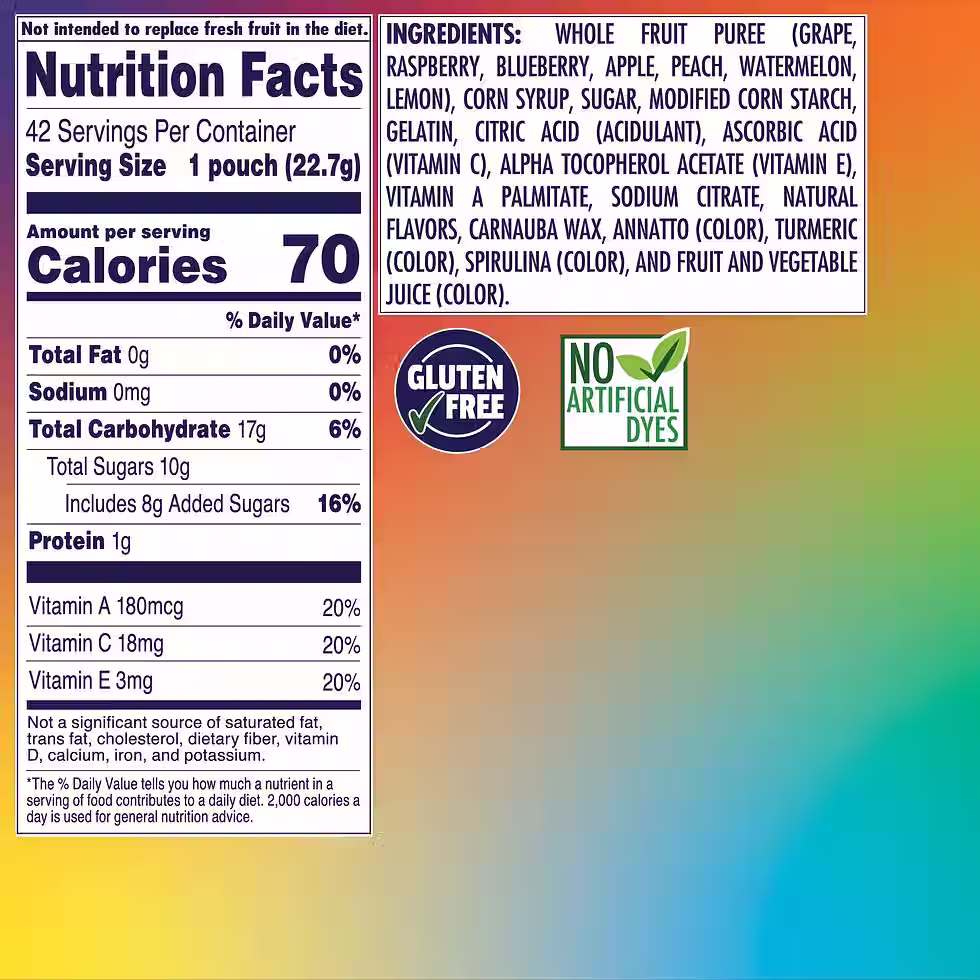 Thumbnail: Welch's Juicefuls Fusions Fruit Snacks, 0.8 oz., 42 pk