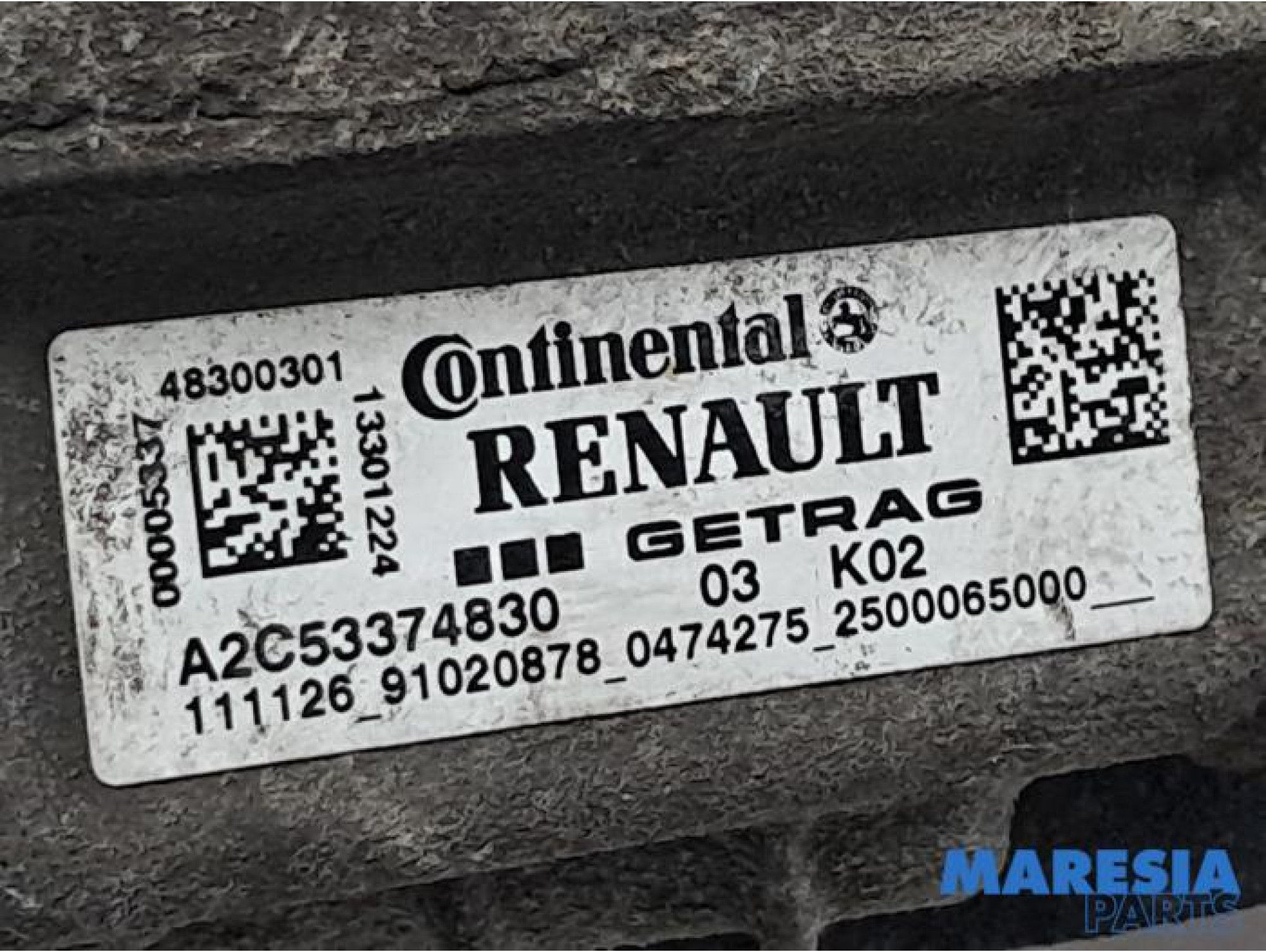 Renault TCM Transmission Control Module A2C53374830