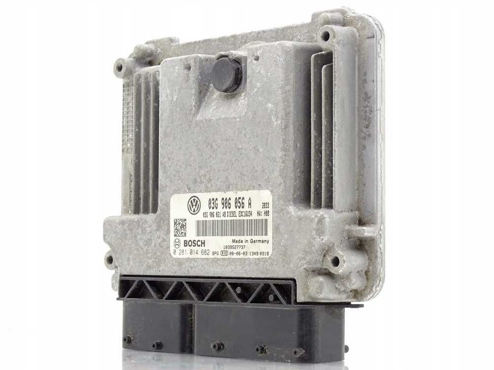 VW TOURAN ECU Engine Control Unit - 03G906056A / 0281014682