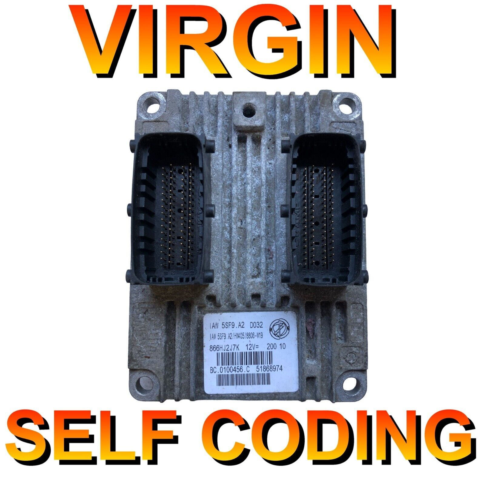 FIAT PUNTO EVO ENGINE CONTROL UNIT 51868974