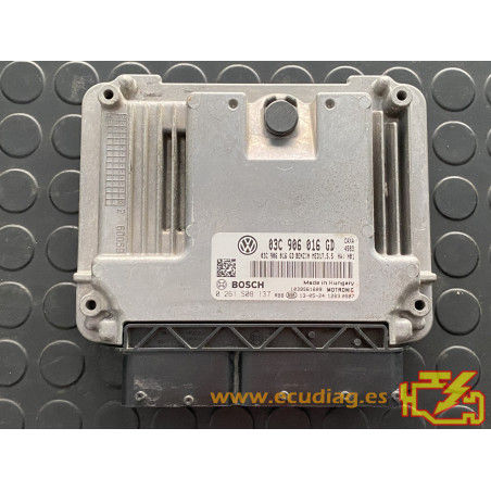 SKODA Engine Control Unit ECU - 03C906016GD / 0261S08137