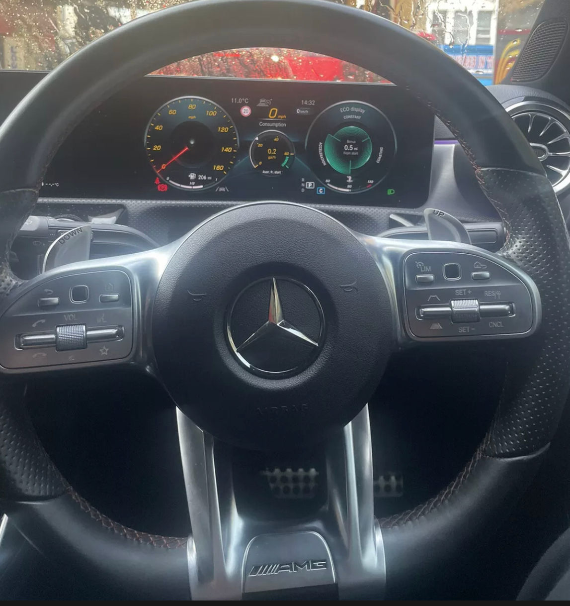 Mercedes AMG Steering Wheel 2019 (WITH AIRBAG)