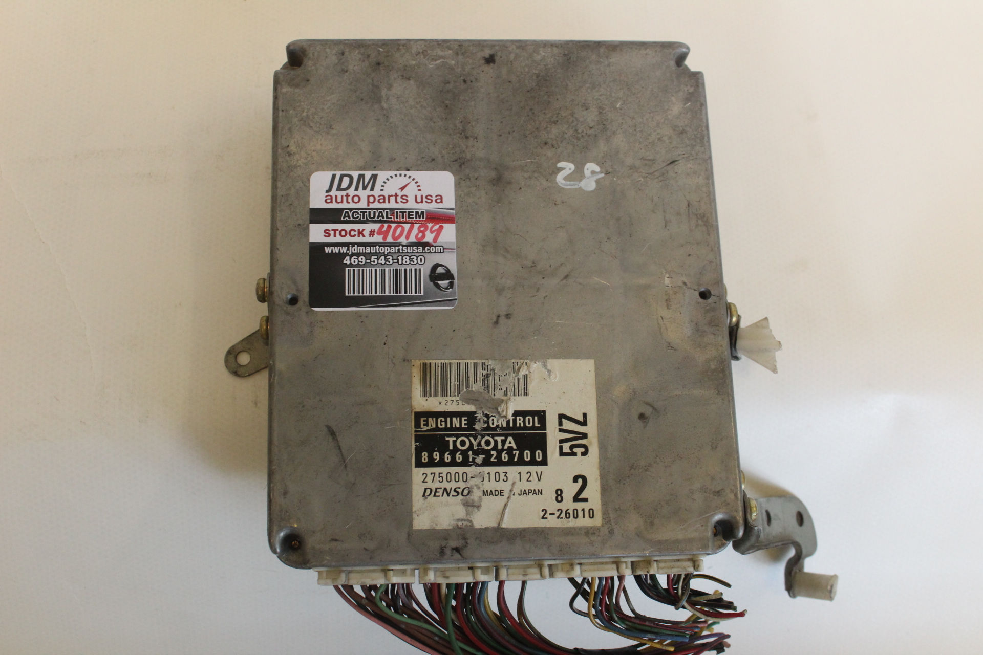 TOYOTA HIACE ENGINE CONTROL UNIT ECU - 89661-26700/ 8966126700