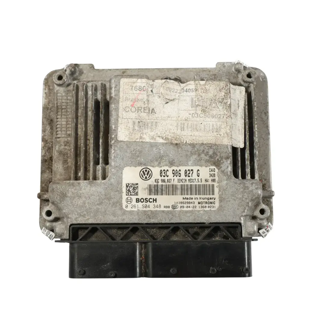 VOLKSWAGEN SCRIOCCO GOLF ENGINE CONTROL UNIT ECU - 03C906027G / 0261S04348