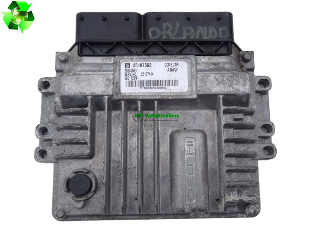 CHEVROLET ORLANDO ECU ENGINE CONTROL UNIT 25187593