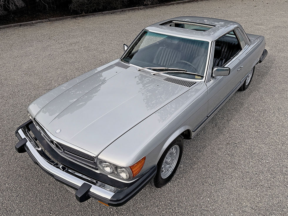 Thumbnail: 1980 450SLC - Astral Silver/Black Leather - 32k Miles - Single CA