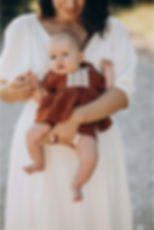 mom and baby