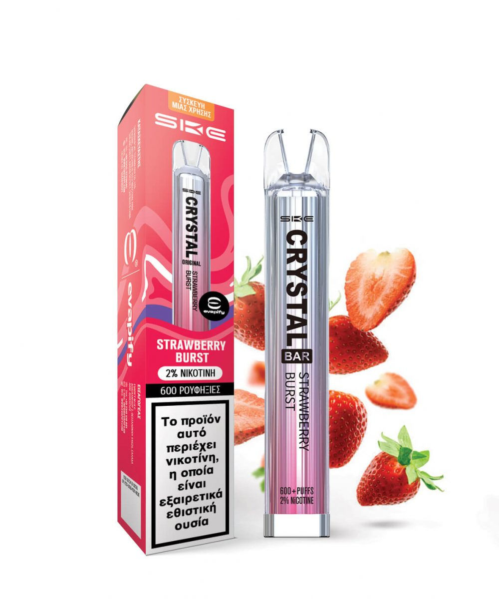 SKE Crystal Bar Strawberry Burst  Disposable 2ml 20m