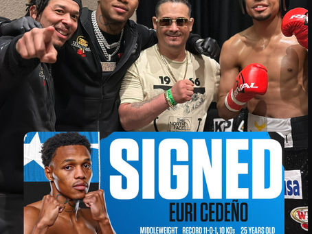 Top Rank Signs Dominican Olympian Euri “La Bazooka” Cedeño to Co-Promotional Pact with King’s Promotions.