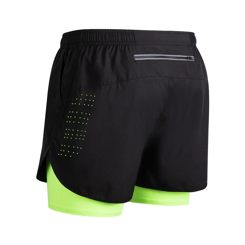 Thumbnail: Gym Shorts Men Running Shorts with Liner Pockets Towel Loop Quick Dry Lightweigh