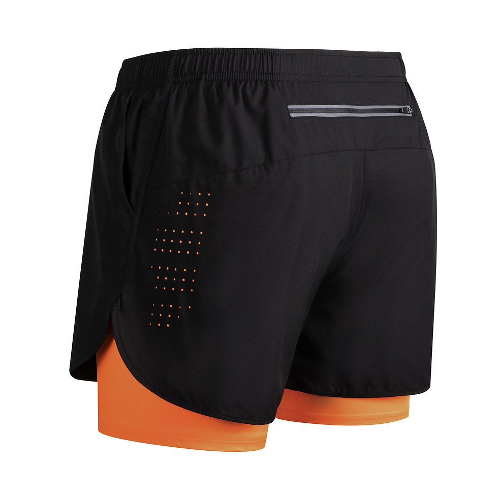 Thumbnail: Gym Shorts Men Running Shorts with Liner Pockets Towel Loop Quick Dry Lightweigh