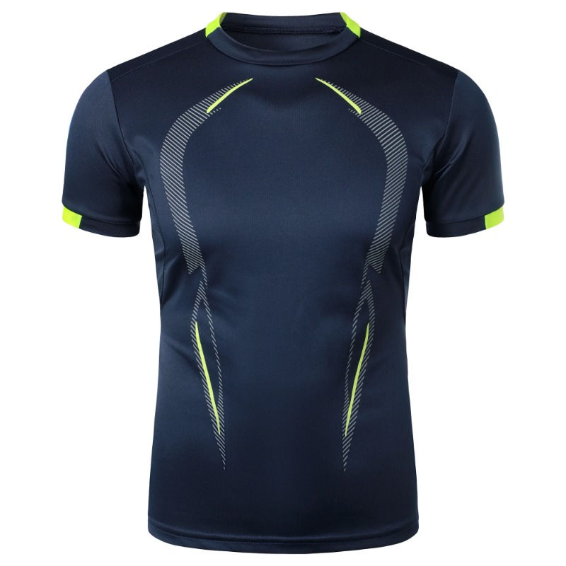 Thumbnail: Summer Gym Breathable T Shirt Men Quick Drying Jogging Tops Men Lightweight Trai