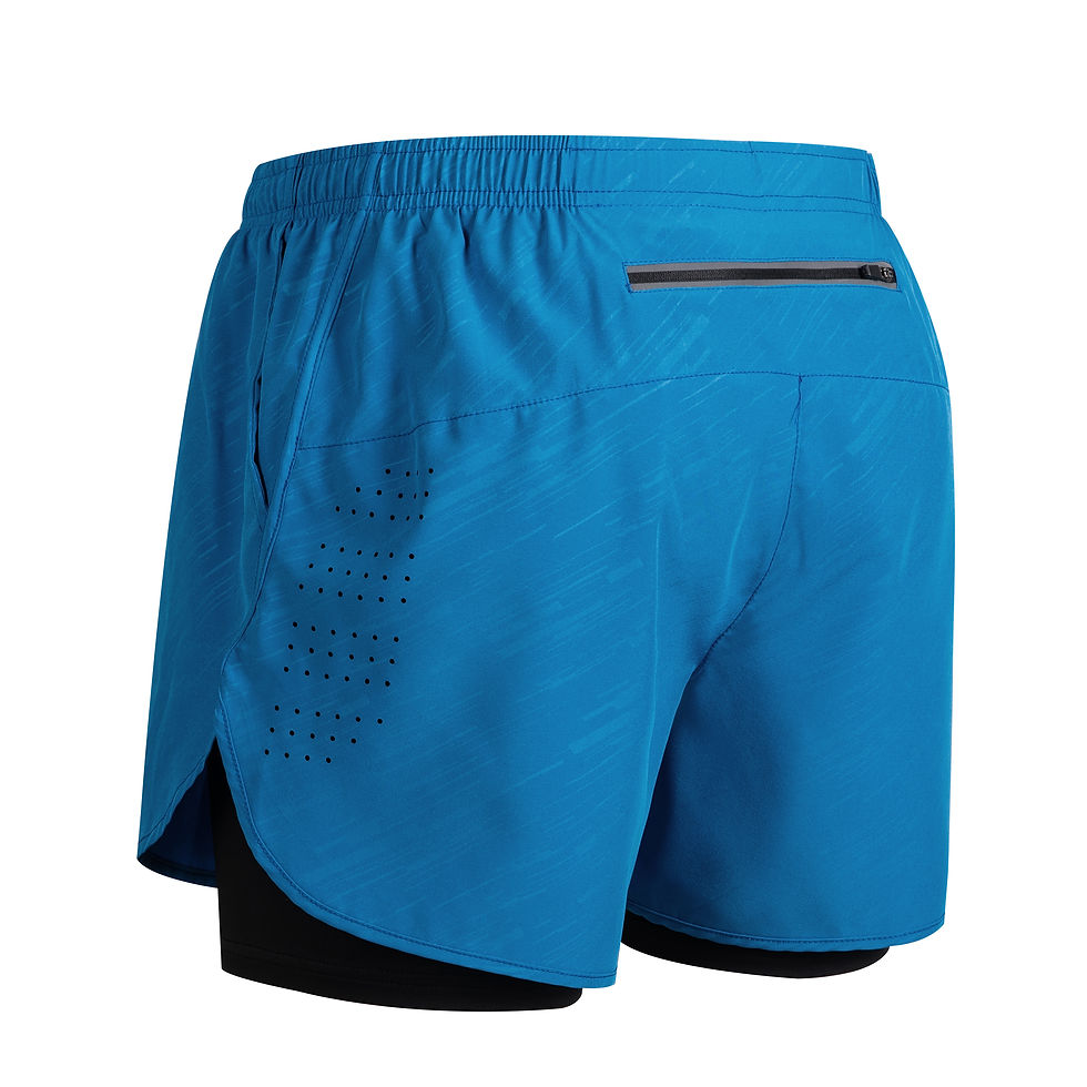 Thumbnail: Gym Shorts Men Running Shorts with Liner Pockets Towel Loop Quick Dry Lightweigh